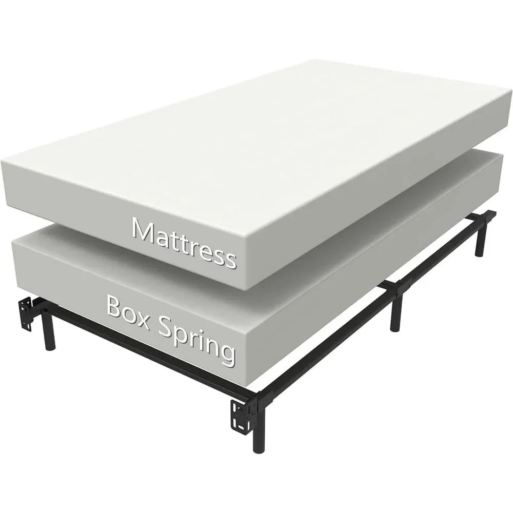 RLDVAY Twin-Size Bed-Frame, 7 Inch Metal Bed-Frame-Twin for Box Spring